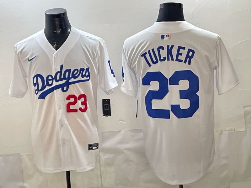 Men 2026 Los Angeles Dodgers #23 Tucker White Game Nike MLB Jersey style 006->los angeles dodgers->MLB Jersey